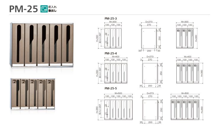 72%OFF!】 コーワソニア SONIA 集合郵便受箱 PM-125T 5列1段 Y 1列5段 -5 前入れ後出し